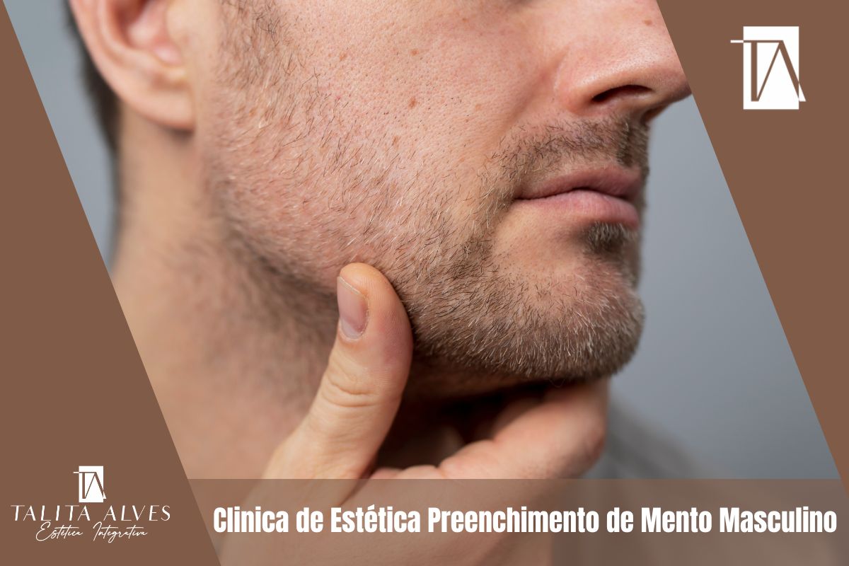 Clinica de Estética Preenchimento de Mento Masculino