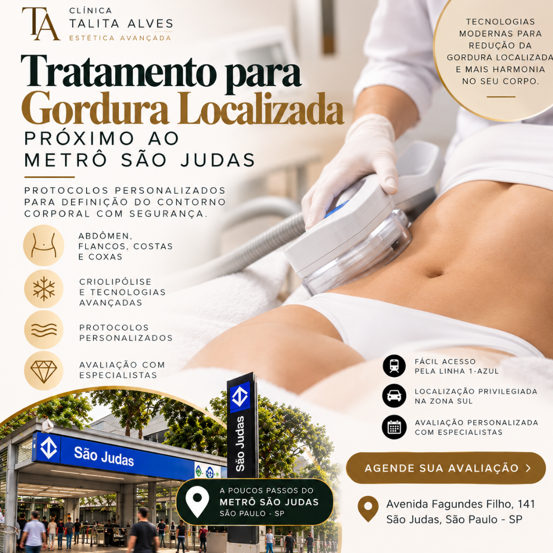 Tratamento para Gordura Localizada Próximo ao Metrô São Judas