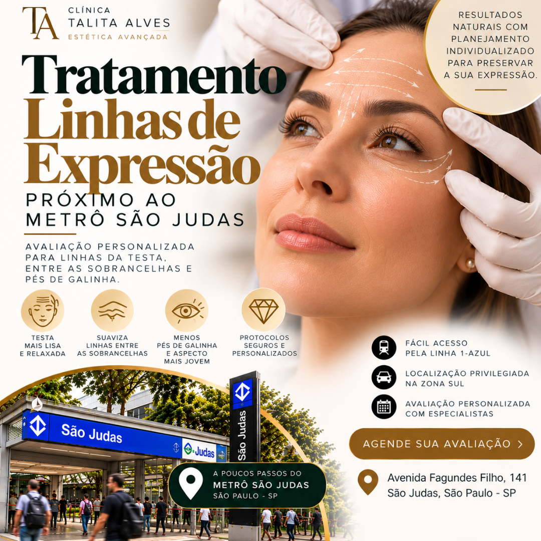 Tratamento Linhas de Expressão Próximo ao Metrô São Judas