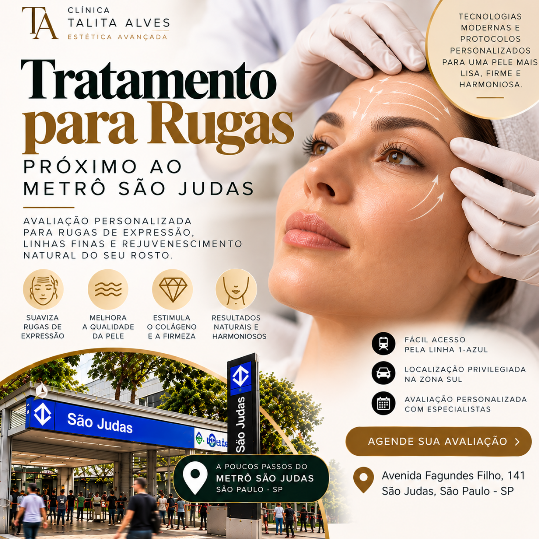Tratamento para Rugas Próximo ao Metrô São Judas